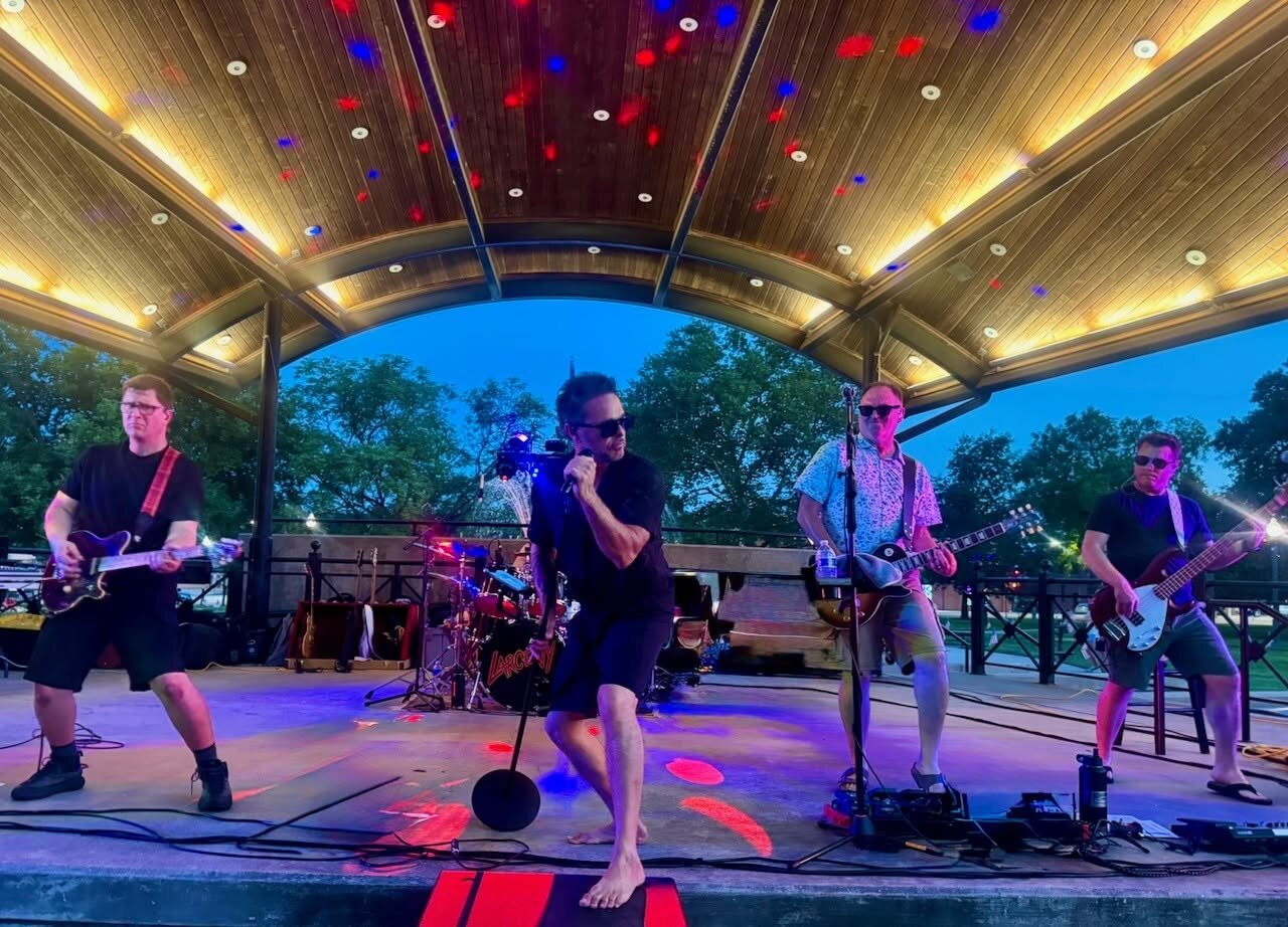 Larceny performing live at Highland with the full band on stage